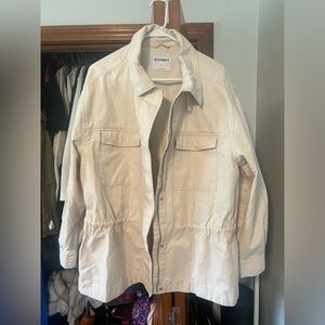 Old Navy Cinched Waist Utility Jacket Size L BRAND NEW WITH TAGS